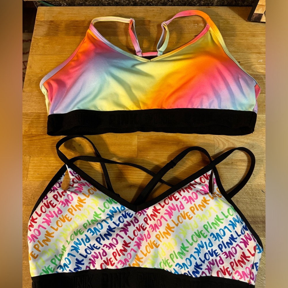 Victorias Secret Pink Large Sport Bras